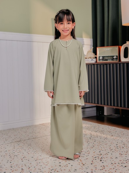 Dara Kids In Dusty Green Dara Kids In Dusty Green