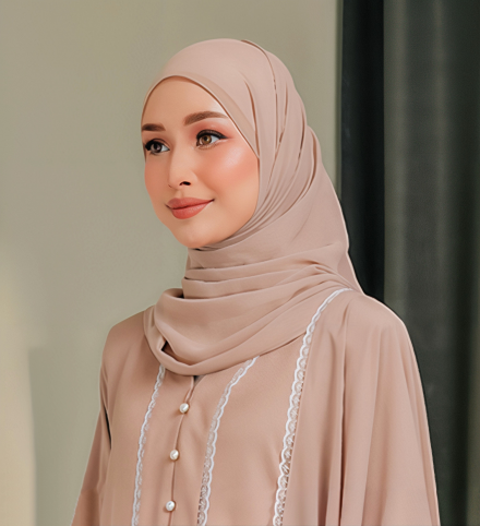 Plain Shawl In Brown Plain Shawl In Brown