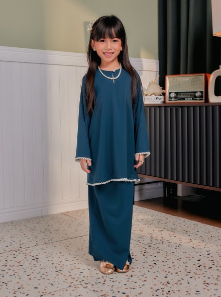 Dara Kids In Teal Blue Dara Kids In Teal Blue