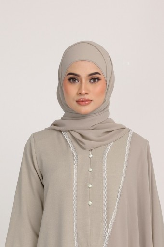 Dinda Plain Shawl in Khaki