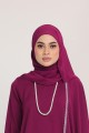 Dinda Plain Shawl in Magenta