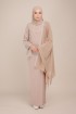 Dinda New Soft Brown With Selendang