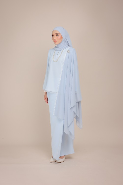 Dinda New Blue With Selendang