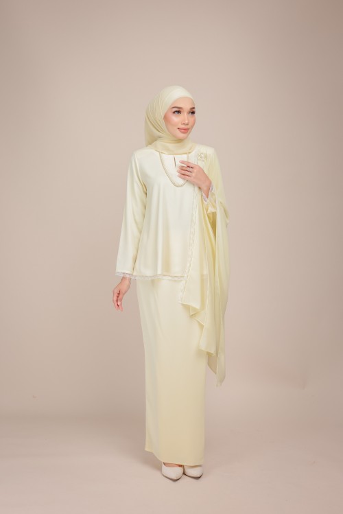 Dinda New Yellow With Selendang