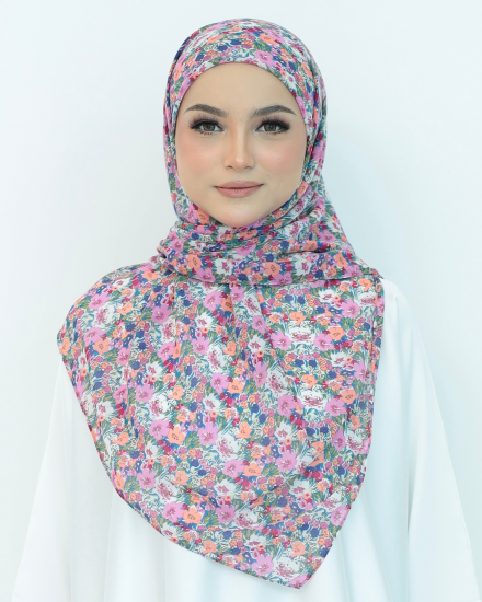 Fleur Scarf in Carnation Pink