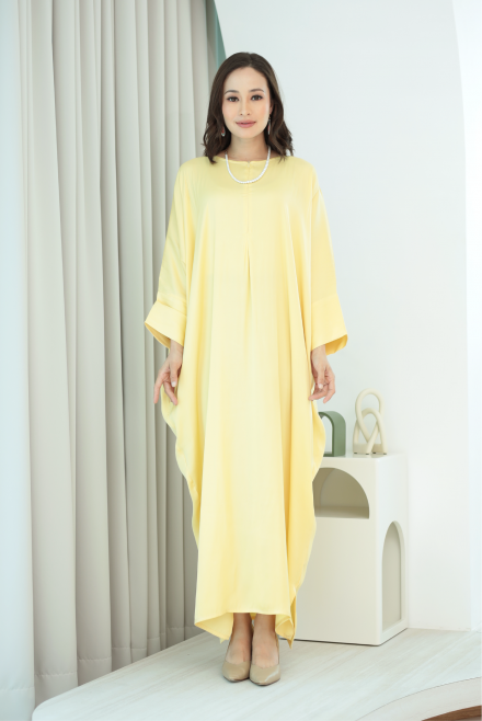 As Is Julia Caftan in Corn Yellow