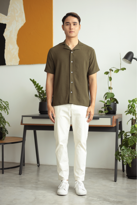 Kaara Men in Dark Olive
