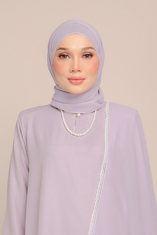 Dinda Plain Shawl in Lilac