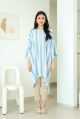 Nia Midi Caftan in Light Blue