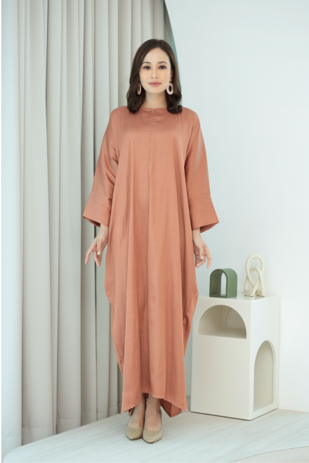 As Is Julia Caftan in Metallic Brown