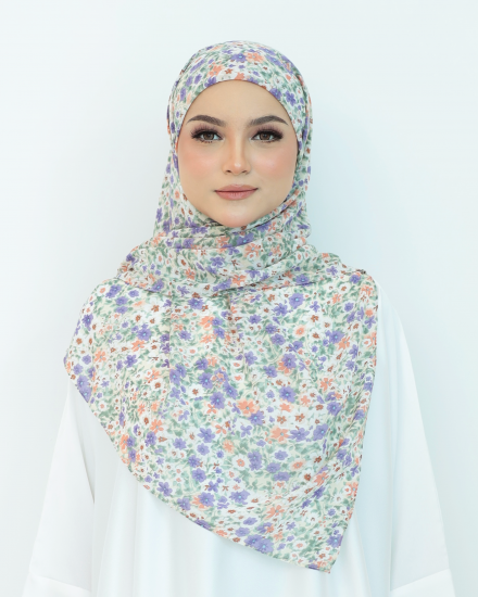 Fleur Scarf in Purple Anemone