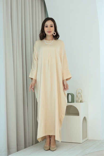 Julia Caftan in Sandy Nude