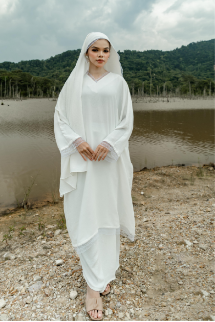 As Is Laela in White