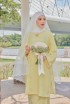Kuntum Royal Yellow (set with shawl)