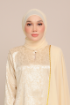 Dang Anum Plain Shawl in Cream