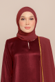 Dang Anum Plain Shawl in Maroon
