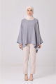 Melly Top in Stone Grey