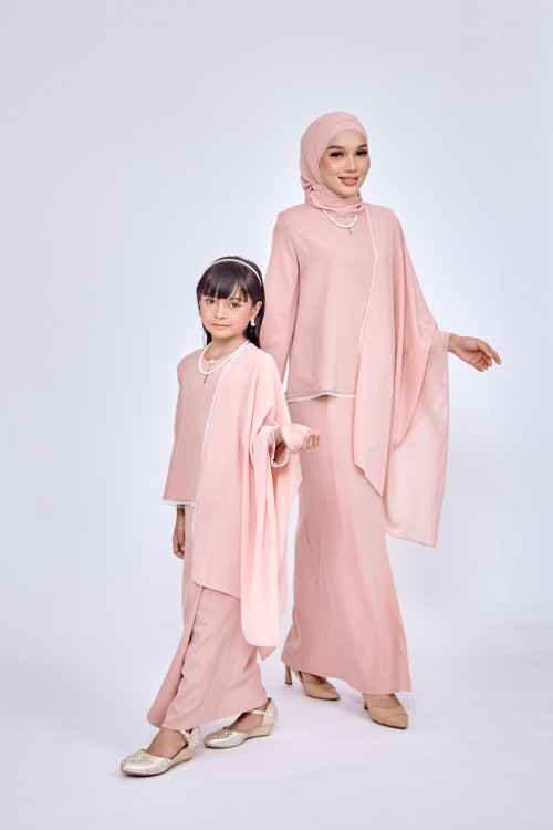 Dinda Set Kids in Soft Pink