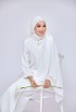Dinda White with Lace Shawl