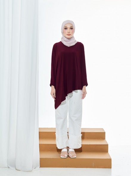 Naila In Dark Maroon Naila In Dark Maroon