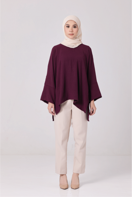 Melly Top in Grape