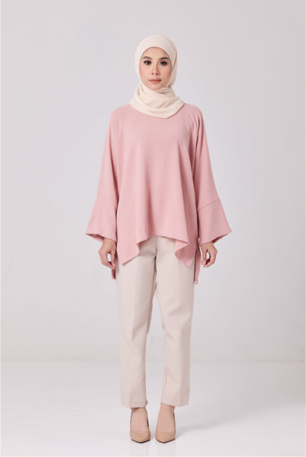 Melly Top in Peach Pink